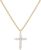 PAVOI 14K Gold Plated Cross Necklace for Women | Cross Pendant | Gold Necklaces for Women