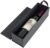 RYDDOY Wine Gift Box, 12.8×3.7×3.7 Inches Black Wine Bottle Boxes With Handle for Liquor and Champagne Magnetic Closure Collapsible Gift Box for Party, Wedding, Gift Wrap, Storage